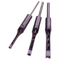 Draper 1/4andquot Hollow Square Mortice Chisel With Bit