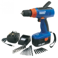 Draper 15.6v Cordless Drill Kit & Case