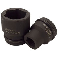 Draper 28mm 3/4andquot Square Drive Powerdrive Impact Socket