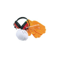 Draper 4 Piece Safety Pack With Glasses Gloves Masks And Ear Muffs