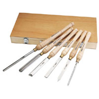 6 Piece Hss Woodturning Chisel Set