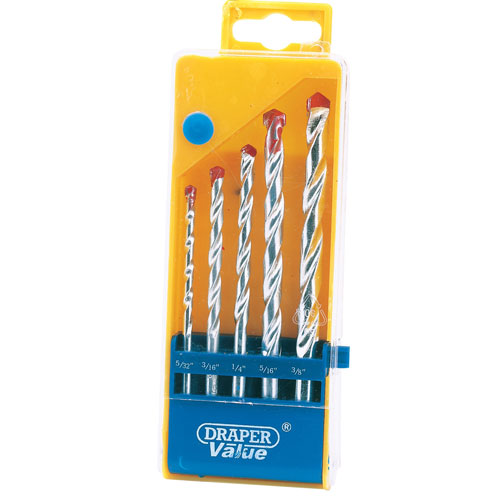 Draper Value 5-Piece Masonry Drill Bit Set