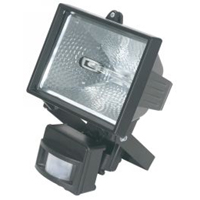 DRAPER Wallmount Pir Halogen Lamp 150