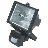 DRAPER Wallmount Pir Halogen Lamp 500