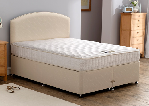 Kingsize Memory Divan Set - Beige