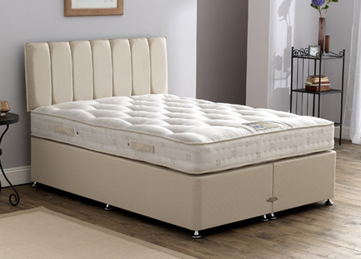 Kingsize Pocket Divan Set - Beige