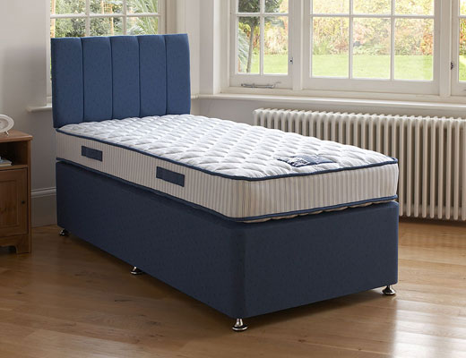 Single Deluxe Divan Set - Blue