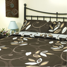 Dreams n Drapes Antigua Duvet Set Chocolate Double