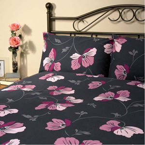 Dreams n Drapes Joy Duvet Set Magenta Kingsize