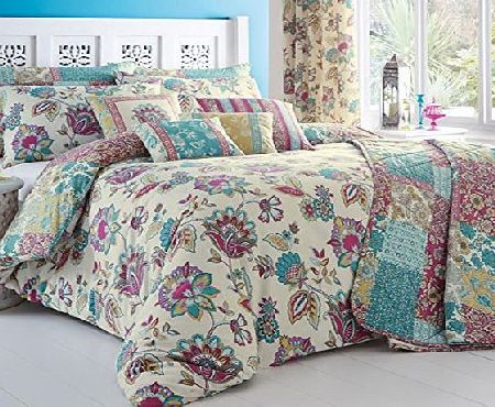 Dreams n Drapes Marinelli 3-piece Duvet Cover Set, Teal - King