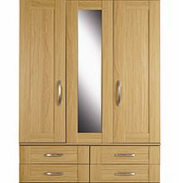 Dreams Oslo 3 Door Combi Wardrobe - Oak