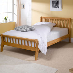 Dreamworks Beds Milan 3FT Single Wooden Bedstead.