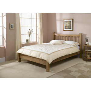 Dreamworks Beds Naples Kingsize Wooden Bedstead.