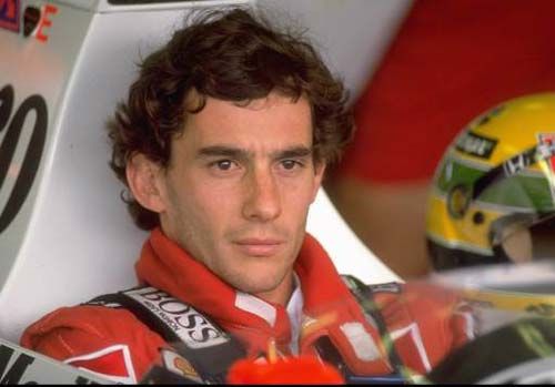 Drivers Ayrton Senna in car 1989 Poster - Extra Extra Large (100cm x 150cm)