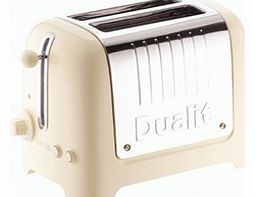 Dualit 26202 2-slot Lite Toaster in Cream