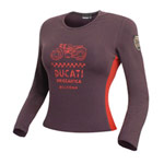 Ladies Meccanica l/slv T-Shirt Black