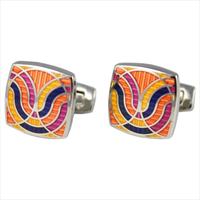 Poppy Retro Cerque Cufflinks by