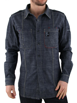 Blue Myles Chambray Shirt