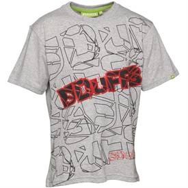 Junior Smashed T-Shirt Grey Marl