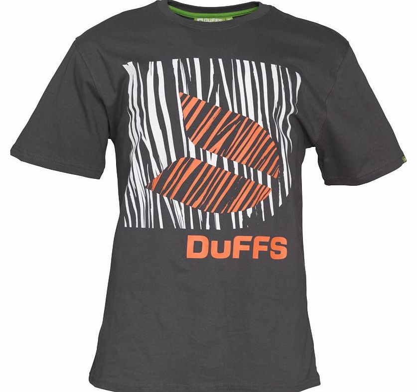 Mens Bamboo D2 T-Shirt Charcoal