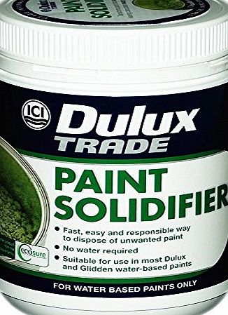 Dulux 1 x Dulux Paint Solidifier Professional DIY Waste Paint Hardener Fast Dry Universal Activator 500g