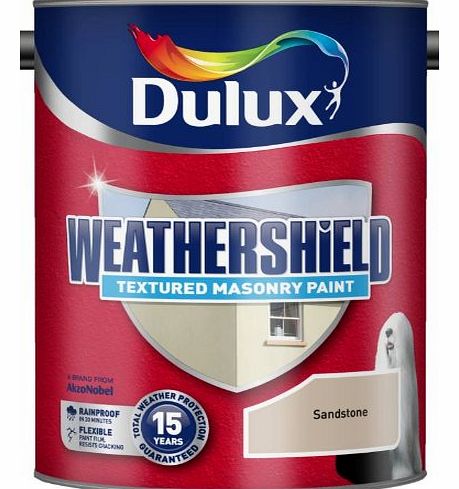 Weathershield Textured Masonry Paint Sandstone 5L