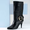 dune Buckle Detail Mid Boots