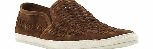 Dune Foxtrot Suede Woven Espadrilles