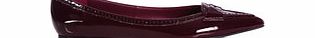 Marden oxblood patent pumps