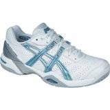 ASICS Gel-Challenger 7 Ladies Tennis Shoes , UK5, WHITE/FADED DENIM/WHITE