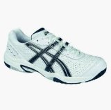 ASICS Gel-Dedicate Mens Tennis Shoes , UK8, WHITE/MARINA/LIGHTNING