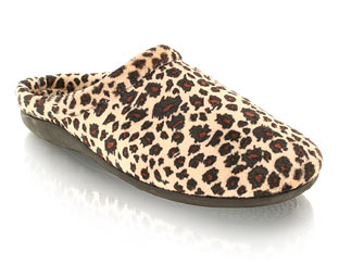 Funky Leopard Print Slipper