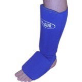 MEDIUM BLUE Muay Thai Kickboxing Karate Shin and Instep