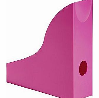 Durable Vivid Magazine Rack Plastic with Thumb Hole A4 Dark Pink Ref 1701711034