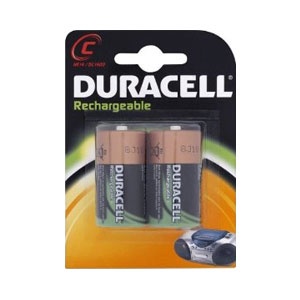 Rechargeable 2200mAh C Batteries - Twin