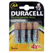 Supreme Rechargable AA 4 Pack 2450 mAh