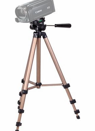 DURAGADGET Professional Lightweight Aluminium Tripod for Canon LEGRIA HF M52 / Canon LEGRIA HF R506 / Canon LEGRIA HF R56