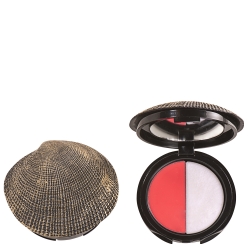 DuWop ISLA SIRENA ANTIQUE SEA SHELL LIP COMPACT