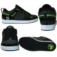 DVS GETZ 3 SHOES BLACK/GREEN