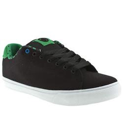 Male Gavin Fabric Upper in Black and Green