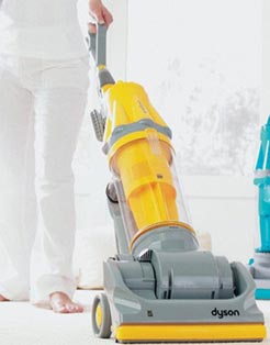 DYSON DC07 (Silver/Yellow)