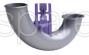 Dyson DC07 DC14 U Bend Assembly (Silver/Purple)