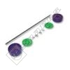 Dyson Rear Wheel Kit (Purple/Lime)