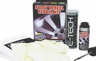  CAR/VAN MICRO SILVER METALLIC ALLOY WHEEL REPAIR KIT IDEAL FOR SCUFFS & KERB DAMAGE