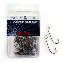 Claw Jelly Worm Hooks - Size 3/0