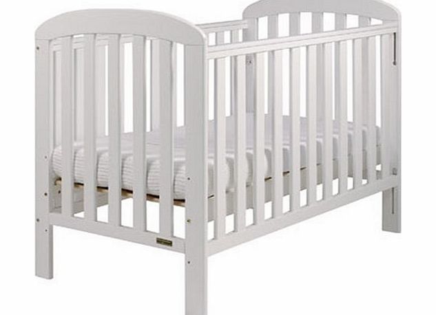 East Coast Anna Dropside Cot (White)