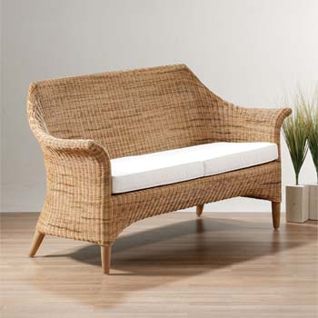 Sorrento Wicker 2.5 Seater Sofa