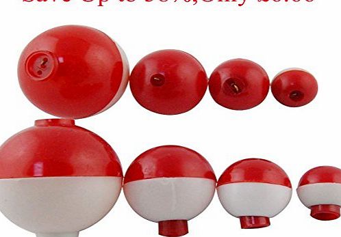 Easy Catch Shaddock Fishing  8 Pack 4 Sizes Snap-on Push Button Fishing Floats Bobbers Set