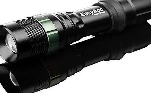 Flashlight Torch 500lm 3-in-1 Gree LED Bike Light, Headlamp Adjustable Focus Zoom Light Lamp, Free Head Strap and Bike Mount