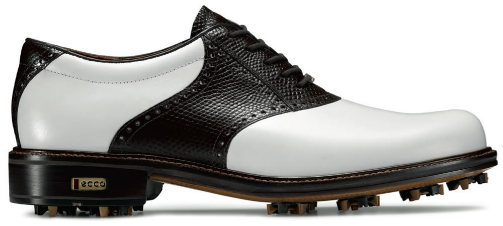 Ecco World Class GTX Golf Shoes White/Coffee